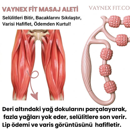 Vaynex Fit™ Bacak İncelten Sıkılaştıran Masaj Aleti