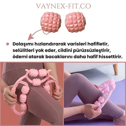 Vaynex Fit™ Bacak İncelten Sıkılaştıran Masaj Aleti