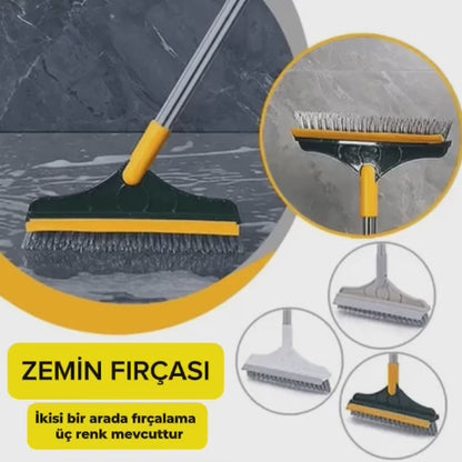 Profesyonel 2'si 1 Arada Temizlik Fırçası ve Çekçek
